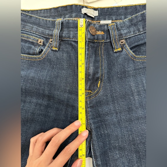 J Crew size 26 straight leg dark wash jeans - Picture 6 of 7